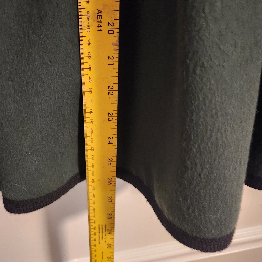 YSL Saint Laurent Rive Gauche Vintage Wool Midi Skirt Green France Sz 38 1970s - Picture 6 of 9